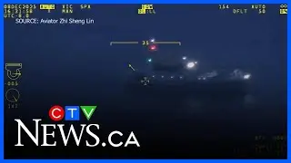 Navy sailor rescue caught on camera