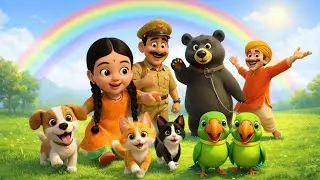 NEW 7 HINDI RHYMES VIDEO FOR KIDS ❤️ |  THE JHAM JHAM TV