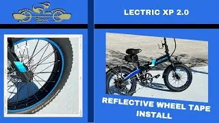 Reflective Wheel Tape Install Lectric XP 2