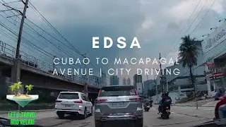 A HEAVY TRAFFIC AT EDSA | Cubao to Macapagal Avenue | | Metro Manila, Philippines