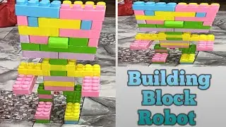 How Make To Robot with Building Block/Block For Kid/Block Game/Block Robot/India Block Creator/Craft
