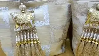 Golden Banarasi hand bags