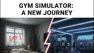 FROM BROKE TO BUFF! 💪 | My First Day in Gym Simulator