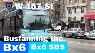 MTA MaBSTOA || Bx6 Local & Bx6 SBS Action at Edward M Morgan Pl/W 157 St