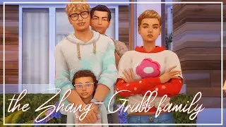 The Zhang-Grubb Family 🧸 The Sims 4 Speed CAS