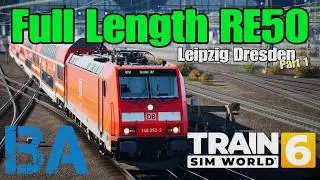ПОЛНАЯ ДЛИНА RE50 - DB BR 146 - Часть 1 - Лейпциг Дрезден - Train Sim World 6