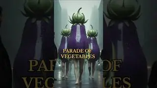 &ldquo;Harvest Procession: A Surreal Vegetable Parade&rdquo;#vegetables#ai#music#fusion.