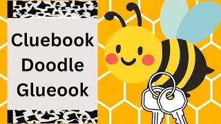 Gluebook Fun | Keys & Bees | ASMR | Oddly Relaxing Pair Ep 4 | composition notebook | With junk mail