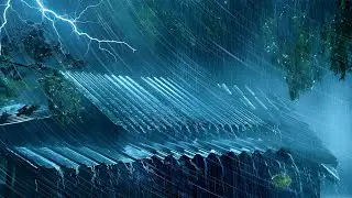 Relaxing Rain Ambience with Thunder Sounds for Deep Sleep and Stress Relief