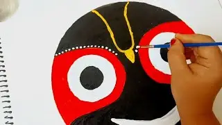 Lord Jagannath Painting Step By Step / Easy Jagannath Art For Beginners 
