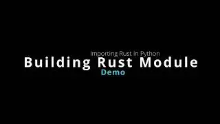 Integrating Rust and Python with a Shared Library
