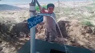 Fast Hand pump installed under Human Aid Foundation