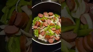Sausage, peppers, onions & Taters! #appalachia #food #easyrecipe #yummy #shorts #shorts #us #life