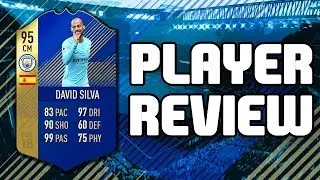 FIFA 18 - TOTS 95 RATED DAVID SILVA PLAYER REVIEW!!! FIFA 18 ULTIMATE TEAM PLAYER REVIEW!!!
