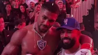 BEAKING NEWS : Anthony Joshua Pays Surprise Visit to Jake Paul in Hospital