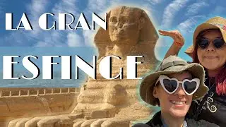 LA GRAN ESFINGE DE GIZA CON EL PROFESOR PANDA