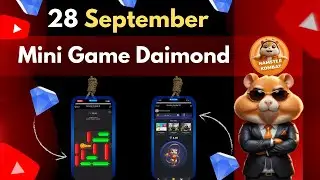 28 September Mini Game Diamond 100% Solved | Hamster Kombat Puzzle For Today 27 September 2024