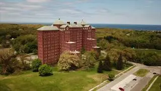Abandoned Kings Park Psychiatric Center- Building 93 - Drone Footage