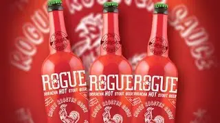 RoGue Sriracha Hot Stout Beer - Two Dudes Reviews