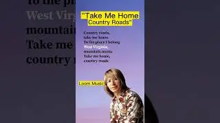 Take Me Home, Country Roads - John Denver (Lyrics) &lrm;⁨#lyrics #trending #song #johndenver