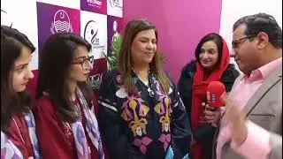 Nauman Malik interview Saadia Taimur at Expo Center Lahore 