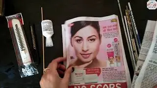 How to make perfect thin newspaper tubes | Paper weaving for beginners | Paper tubes