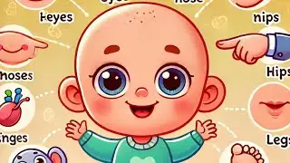 My little body #kidslearningvideo#nursaryrhymes #funandlearning #kidsmagic#learnbodyparts