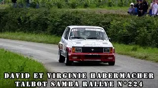 Rallye des Vins M&acirc;con 2025 - Talbot Samba Rallye N&deg;224 - David et Virginie HABERMACHER
