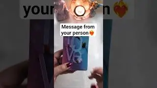 Message from your person ❤️&zwj;🔥 #shorts #tarotreading #lovetarotreading