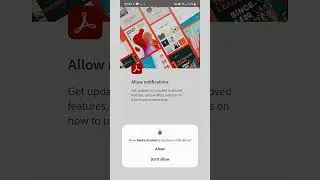 Downloading the Adobe Acrobat PDF reader app