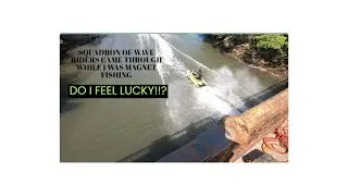 MAGNET FISHING DOWN AT BIG TIMBER CREEK#magnetfishing #fishing #magnet #powermagnet #subscribe