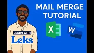 Mail Merge Tutorial: Microsoft Word & Excel Step-by-Step Guide