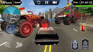 Police Car Offroad Crime Chase Driving Simulator / Android Gameplay FHD #2