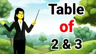 Table of 2 and 3 | 2 aur 3 ka Table | 2 ka Table 3 ka Table | Table 2 & 3 | Pahada | Math Table TV 