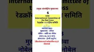 Gk current Affairs | International Head Quarter Name #shortsfeed #shorts #reels #viral #gk #upsc