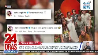 Gabbi, Khalil &ldquo;tie the knot&rdquo; in music video | 24 Oras Weekend