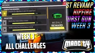 🌟ALL WEEK 3 CHALLENGES!🌟 | Mad City | Roblox