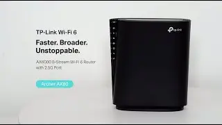 Archer AX80 &mdash; AX6000 8-Stream WiFi 6 Router with 2.5G Port