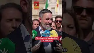 Pedro S&aacute;nchez es una calamidad para Espa&ntilde;a y para los espa&ntilde;oles. #abascal #vox #actualidad