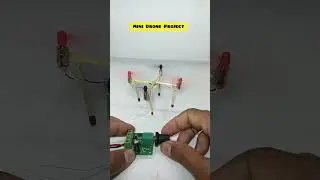 Mini Drone motor project - battery  #experiment #drone
