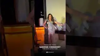 SUPER CANTIK! TAWANA SHELDRICK SASHING CEREMONY MISS ELITE WORLD 2024 #misseliteworld