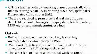 Multibagger Stocks - Control Print - 26% upside - Duration 6 to 12 months !!!