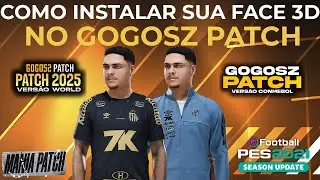 COMO INSTALAR SUA FACE 3D NO GOGOSZ PATCH CONMEBOL OU WORLD 2026