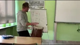 Rytm na congo z użyciem kropki przy nucie
