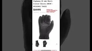 Motorhelmets Store Pick-up - Highway 21 Louie & Jab Men's Cruiser Gloves #shorts #store #pickup
