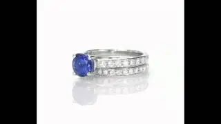 J2898 Blue Natural Sapphire Ring