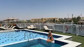 Walk through cruise ship MS Minerva while departing Luxor | Nile cruise to Aswan, Egypt 2023