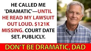 He Said “Dad, Don’t Be Dramatic”—Then Read the Court Summons Out Loud