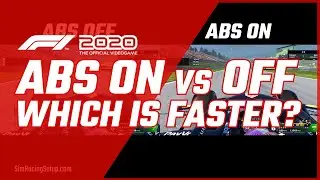 F1 2020 ABS ON vs OFF Comparison - Is ABS turned on faster?