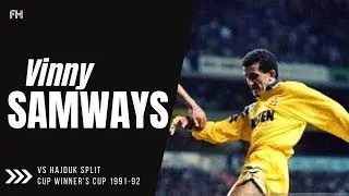 Vinny Samways ● Skills ● Tottenham 2:0 Hajduk Split ● Cup Winner's Cup 1991-92